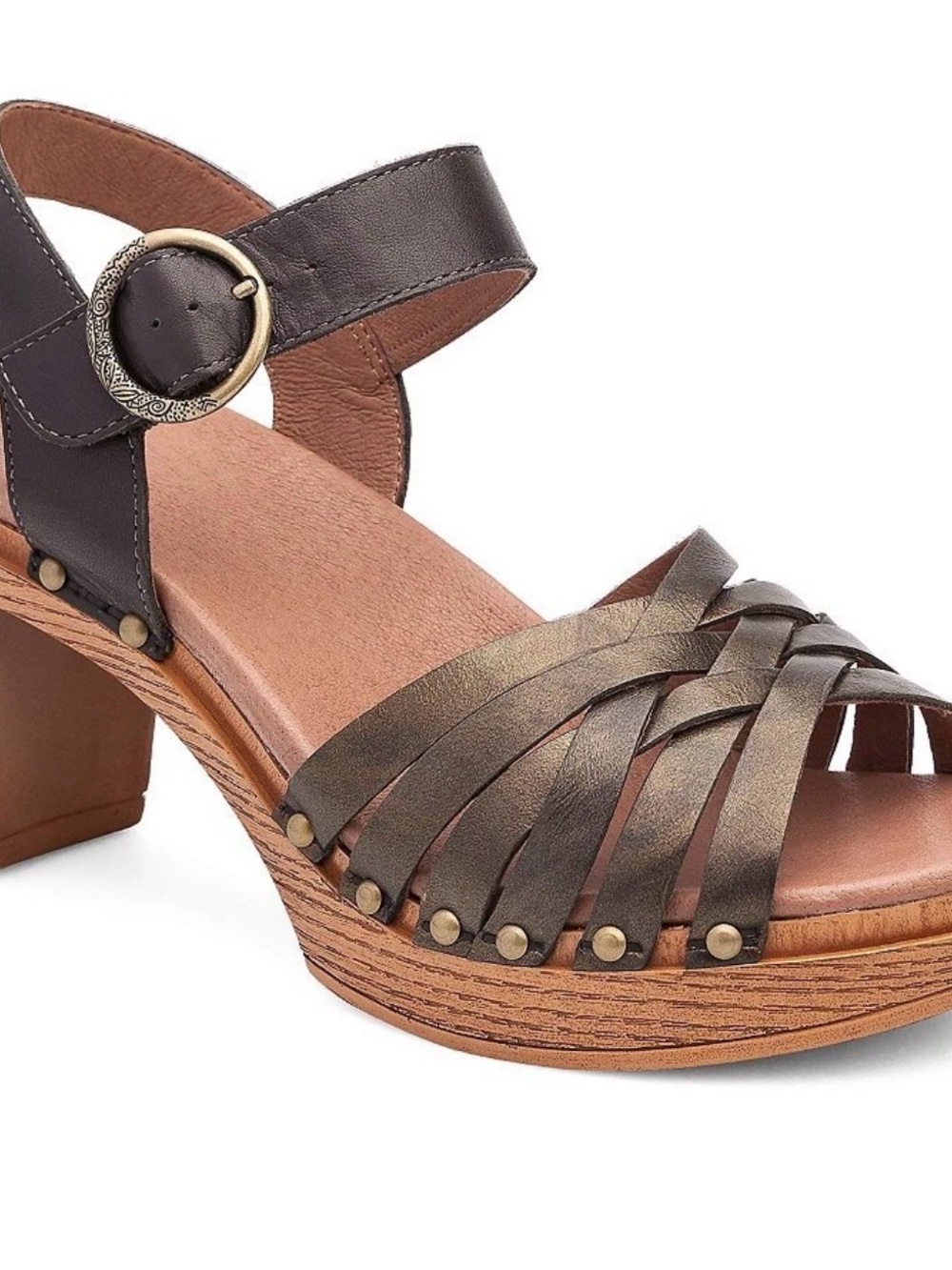 ✨ Dansko Dawson Bronze Metallic Woven Leather Sandals ✨ - Picture 6 of 6